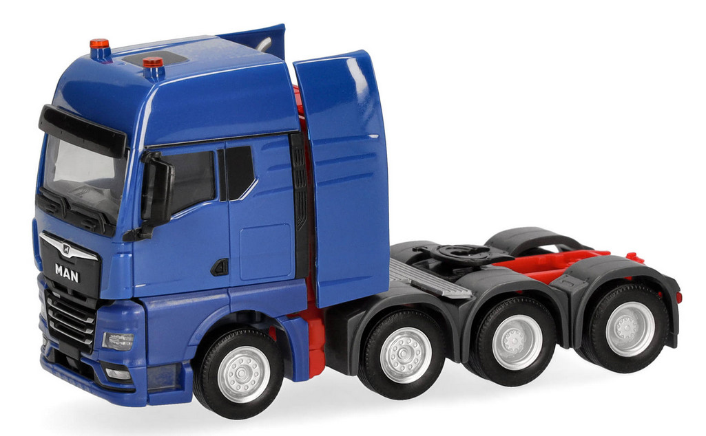 Fini les maquettes fragiles avec le camion robuste HERPA MAN TGX GX 8x4 suspension pneumatique 1/87