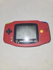 Nintendo Gameboy Advance GBA AGB-001 Black Handheld Gaming Console Mario Brother