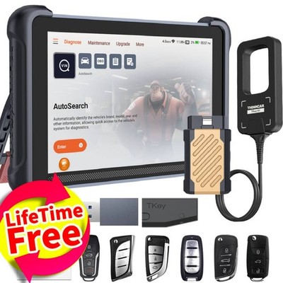 TKEY101 With ThinkScan 689BT Car Key Programmer Tool OBD2 Bidirectional Scanner