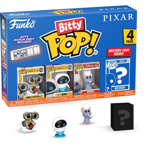 Funko Pixar - Wall-E Bitty Pop! Mini-Figure 4-Pack