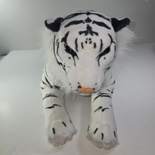 White Tiger Plush Stuffed Animal Toy Realistic Large Kids Play Gift