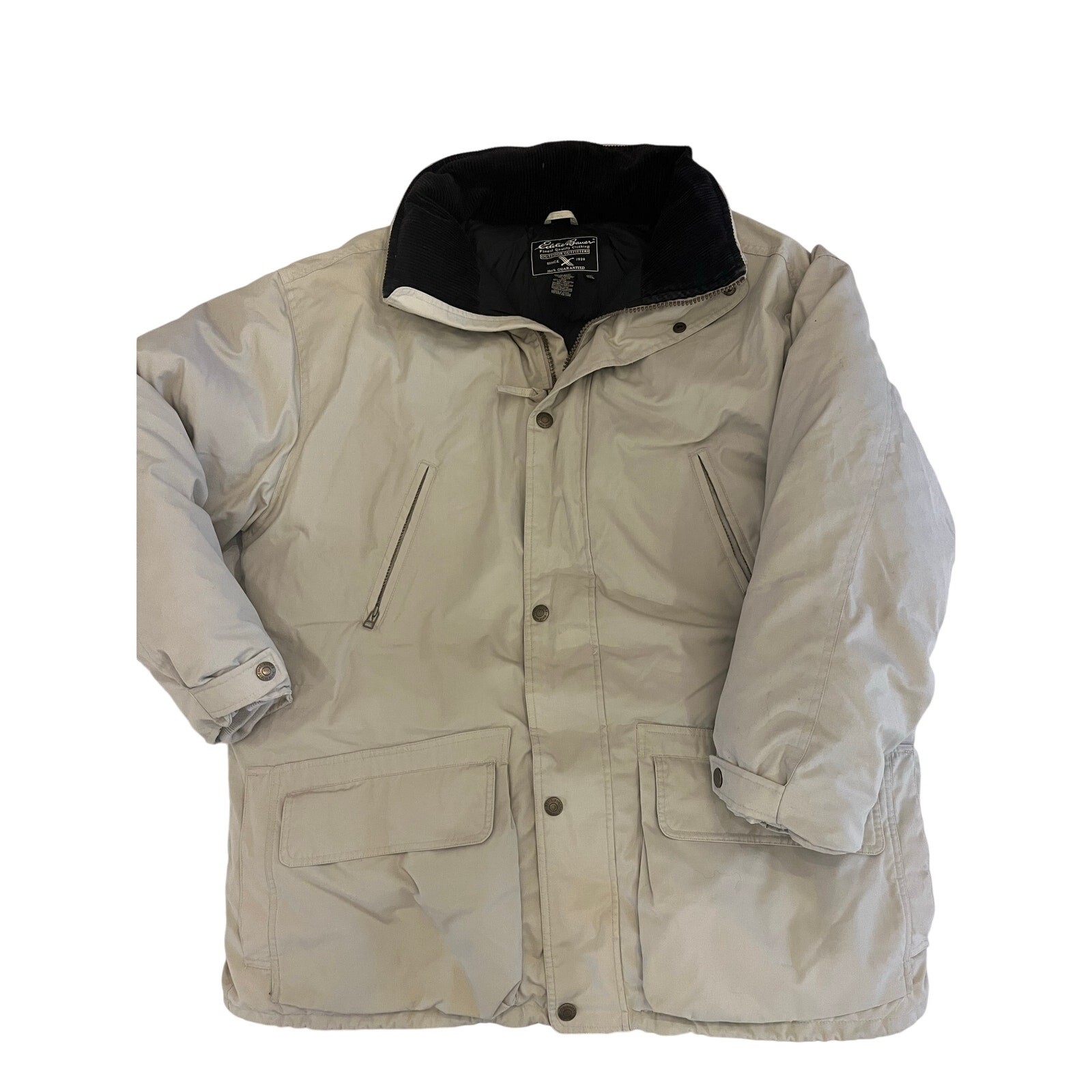 Vintage 80's Eddie Bauer Ridgeline Goose Down Snow Puffer Jacket XL