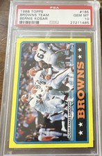 1986 Topps Bernie Kosar Rc Psa 10