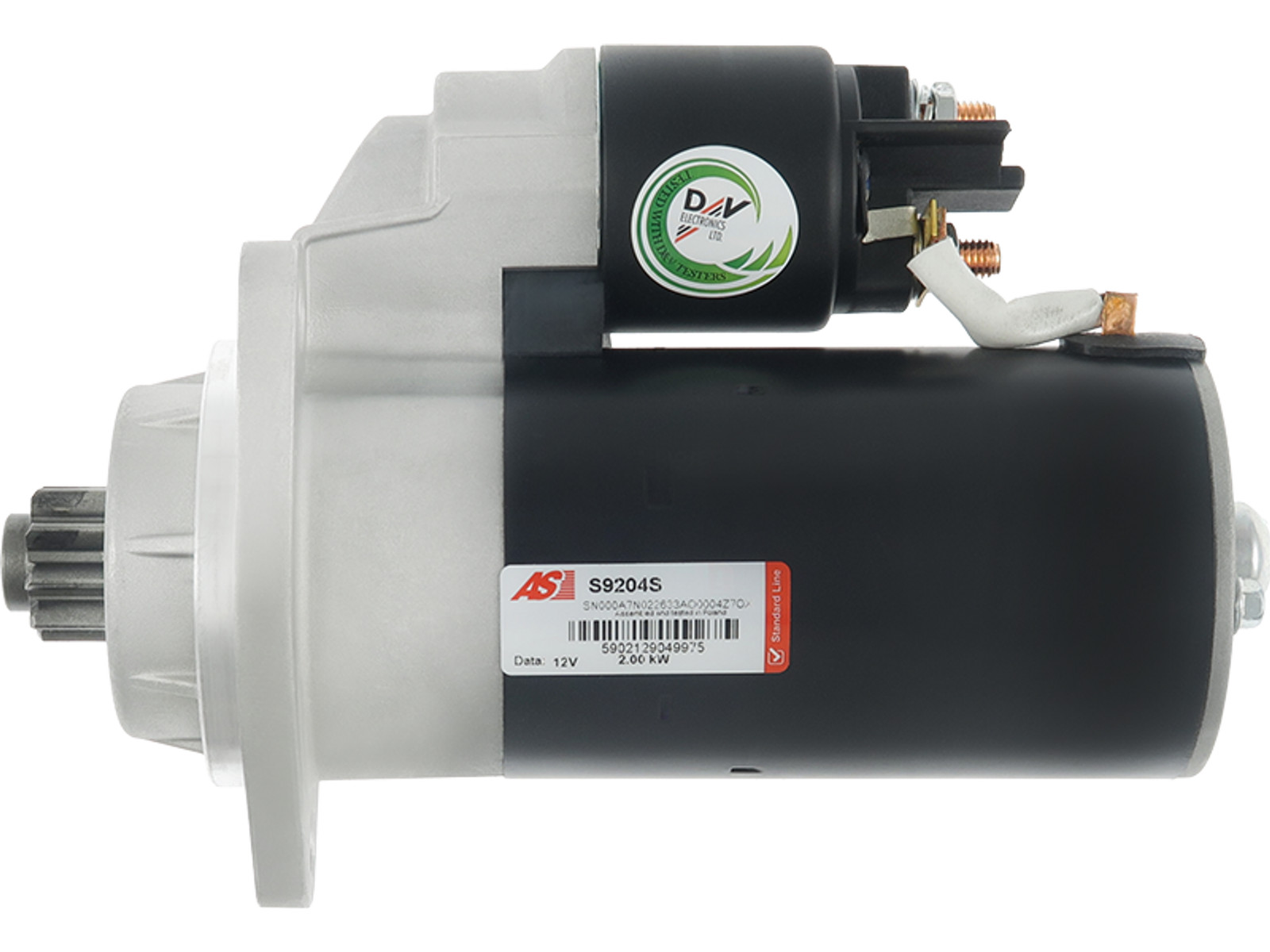 Brand New Starter Motor 12V 2kW 9T OE IS1149 L235mm OD102mm Fits ISKRA / LETRIKA