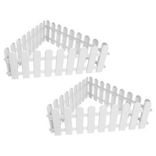 6 Pcs White Plastic Fence Panels Outdoor Garden Tortoise Enclosure Pet Exercise