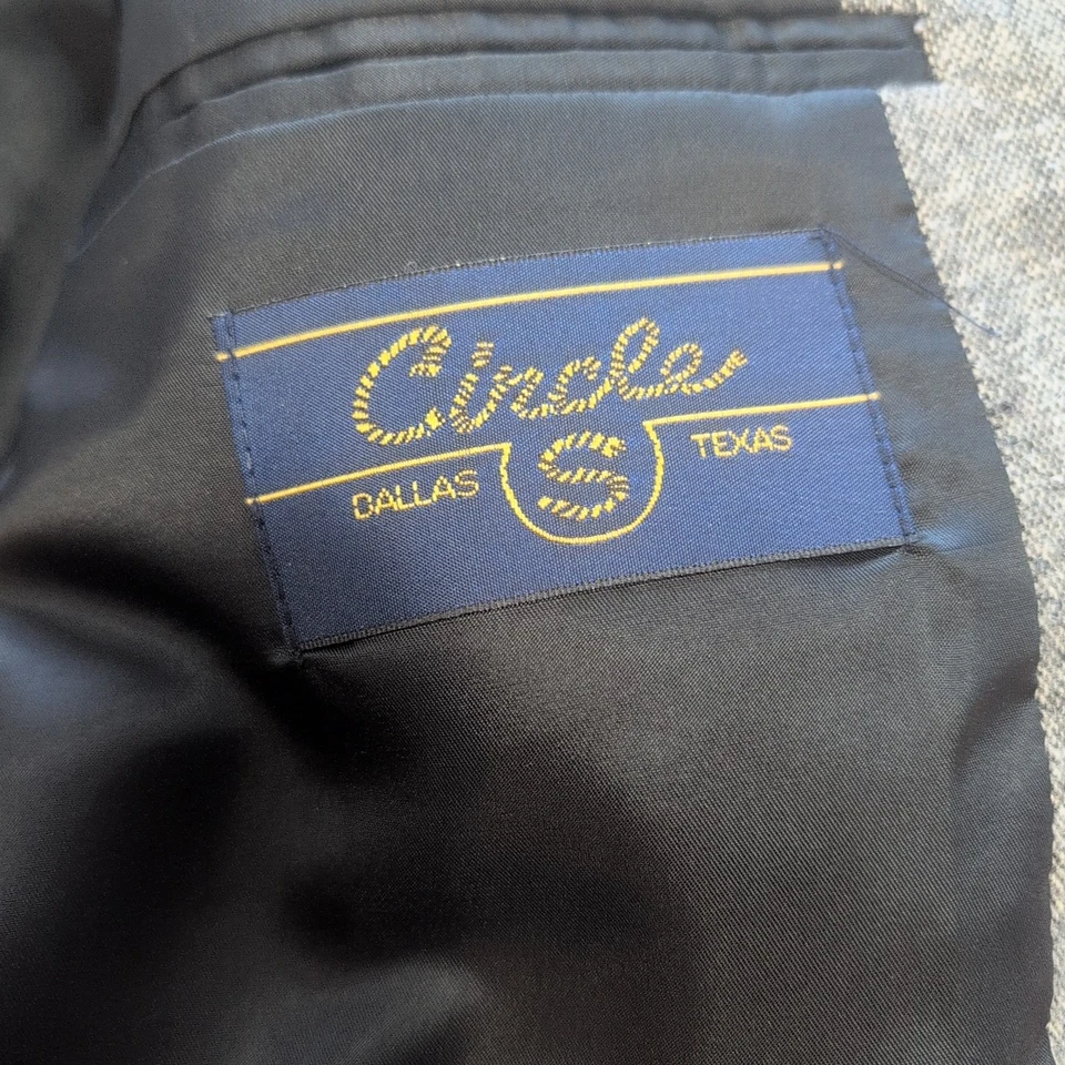 Circle S Mezcla Lana Hombre Traje Chaqueta  Foto 3 de 4