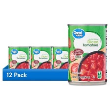 No Salt Added Diced Tomatoes, 14.5 oz Can, 12-Pack