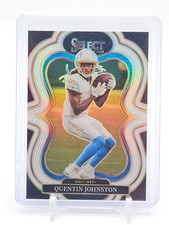 QUENTIN JOHNSTON 2025 SELECT SUITE LEVEL WHITE PRIZM /35 #302 CHARGERS Q0154