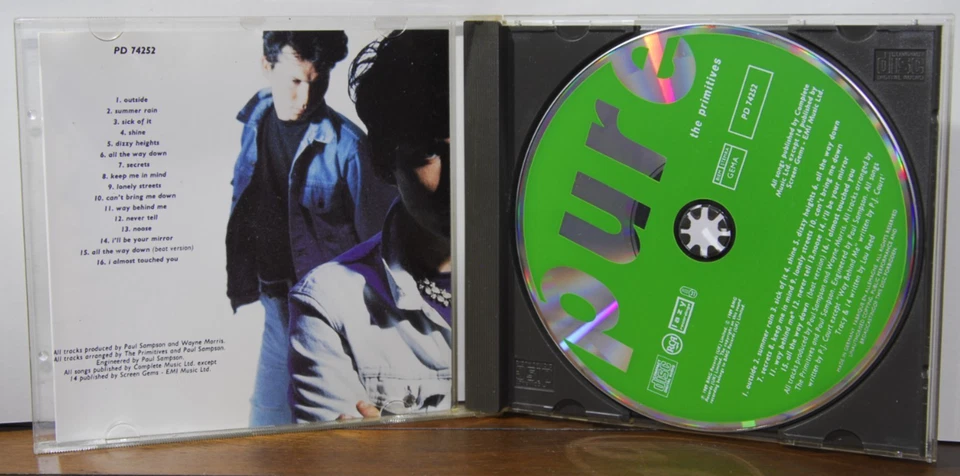 CD - RCA Records - Pure - THE PRIMITIVES - 1989 - Zustand Near Mint (1019) - Bild 3 von 4