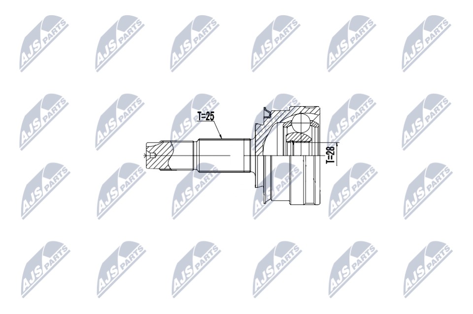 Outer Cv Joint For Chevrolet Aveo/Kalos 1.2,1.4 11- - Image 6