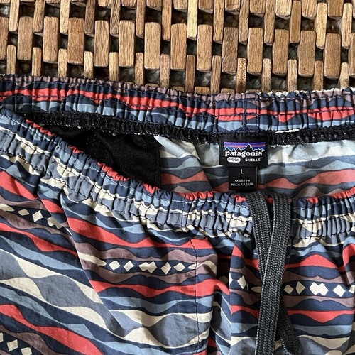 Patagonia Baggies Coast Highway Sumac Red Lined Swim Surf Trunks Shorts Large - Picture 3 of 3