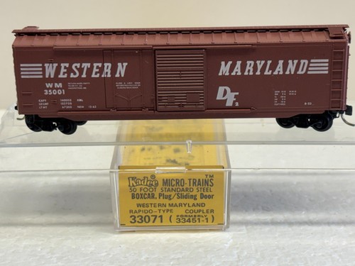 Micro trenes Kadee escala N MTL 33071 Western Maryland 35001 con acopladores de nudillos | Zustand: Used