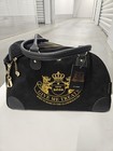 Juicy Couture Give Me Treats Pet Carrier Black Travel Bag Small Dogs