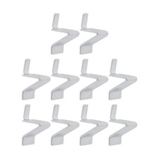 Pack of 10 Adjustable Shelf Support Clip Versatile for Kitchen Bookshelves Use