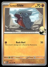 Cynthia's Gible 109/217 - Ascended Heroes - Common NM