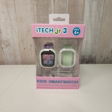 iTech Jr 3 Kids Smartwatch Purple Unicorn Cat Edition Extra Band STEM Learning