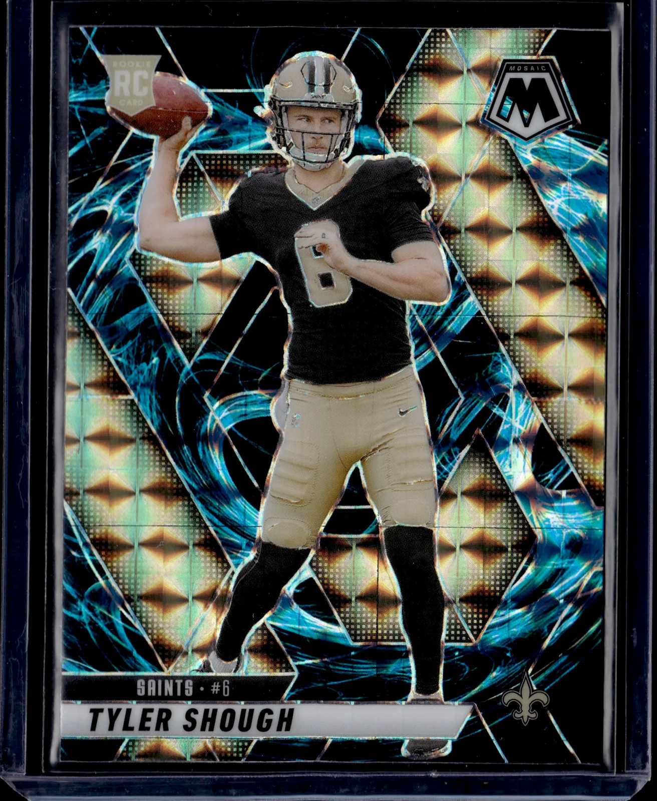 2025 Panini Mosaic Football Genesis Tyler Shough #312 RC