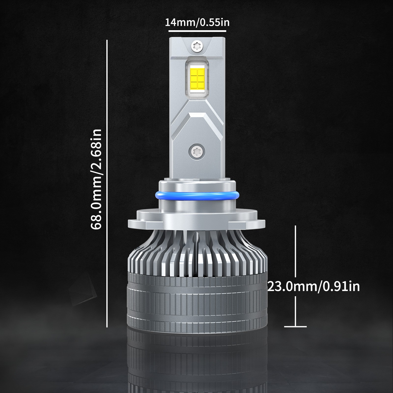 For Lamborghini Diablo 1999-2001 Combo 4x LED Headlight High Low Beam Light Bulb