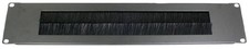 PULSE - 2U 19" Rack Letterbox Brush Strip Panel