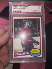 1980-81 OPC O PEE CHEE NHL #230 Larry Robinson HOF PSA 7 NM Montreal Canadiens