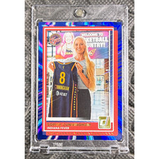 2025 WNBA Donruss Sophie Cunningham No. 24 Blue Holo Laser /49 Indiana Fever SSP