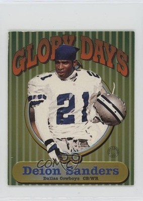 1997 Fleer Goudey II Glory Days Deion Sanders #9GD HOF 2s2