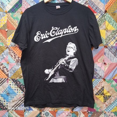 Eric Clapton T Shirt XL Royal Albert Hall 2022 Concert Tour Double Sided Black