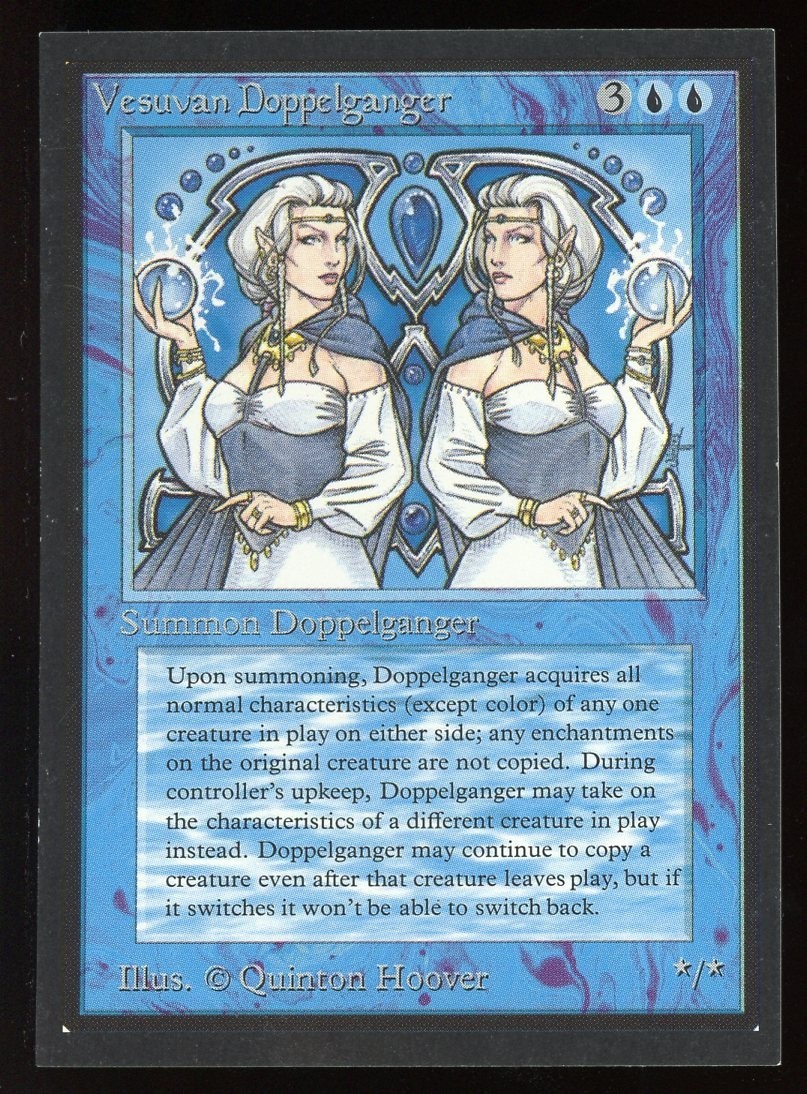 Beta/CE Vesuvan Doppelganger Artist Proof ~ Magic/MTG ~ NM/MINT Condition