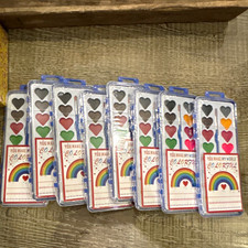 Heart-Shaped Watercolor Paint Set with Brush - You Make My World Colorful