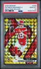 2025 Panini Mosaic Patrick Mahomes II Reactive Yellow #200  Chiefs PSA 10