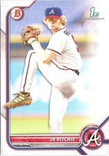 JR Ritchie 2022 Bowman Draft #BD-126 Atlanta Braves