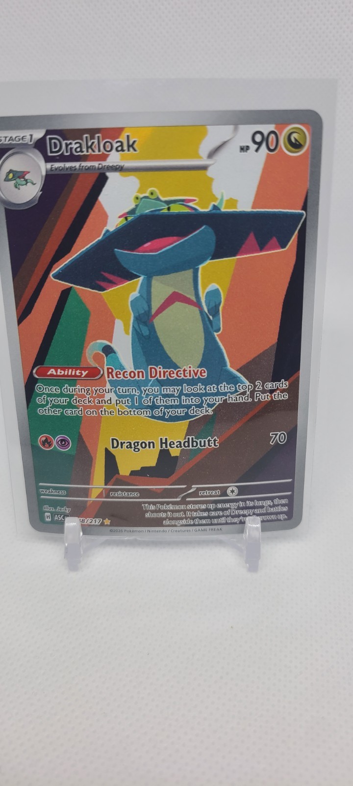 Drakloak 248/217 Illustration Rare Full Art Ascended Heroes Pokemon TCG
