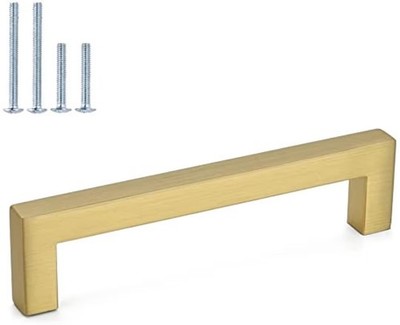 LONTAN 25er Pack Gold Küchengriffe eckig Schrankgriff 160 mm Küchentür