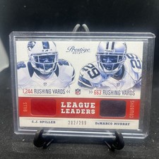 2013 Prestige Leag Leadrs Combo Mat Prime 3 C.J. Spiller/DeMarco Murray #/299