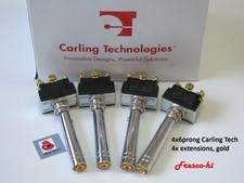 Lowrider Hydraulics 4 Carling 6 Prong Switch Extensions With Key Gold Tip Lowrider Hydraulics 4 Carling 6 Prong Switch Extensions With Key Gold Tip