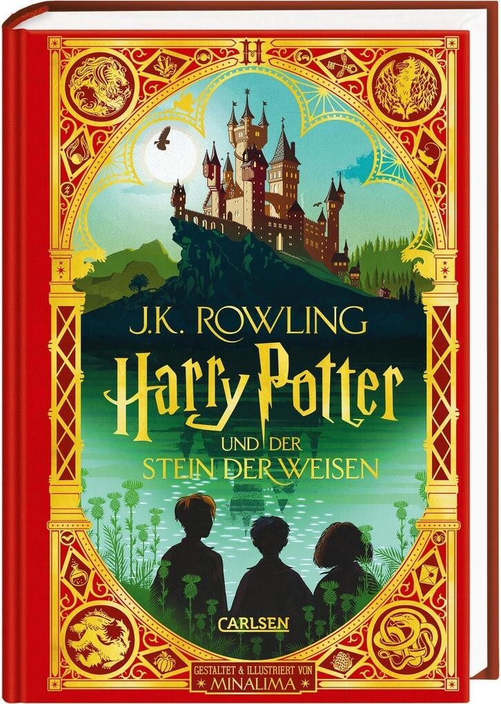 Harry Potter und der Stein der Weisen MinaLima-Edition mit 3D-Papierkunst #SL