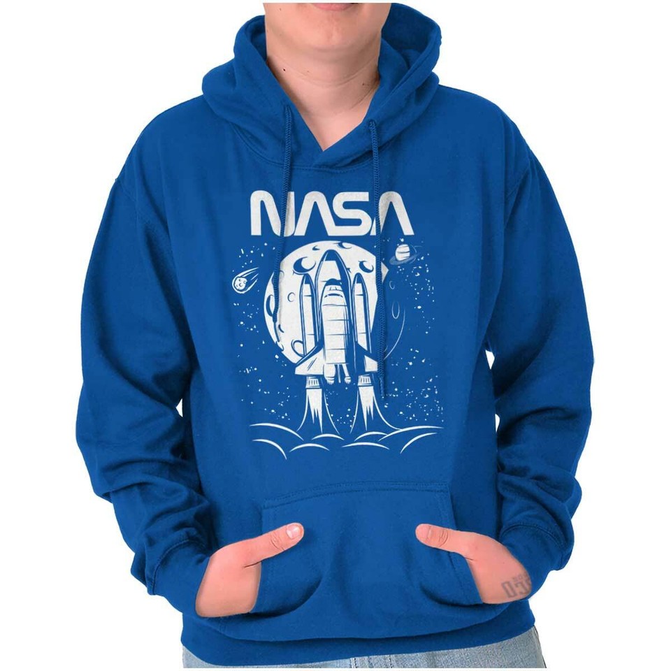 NASA Space Shuttle Rocket Aerospace Program Hoodie Hooded Sweatshirt ...