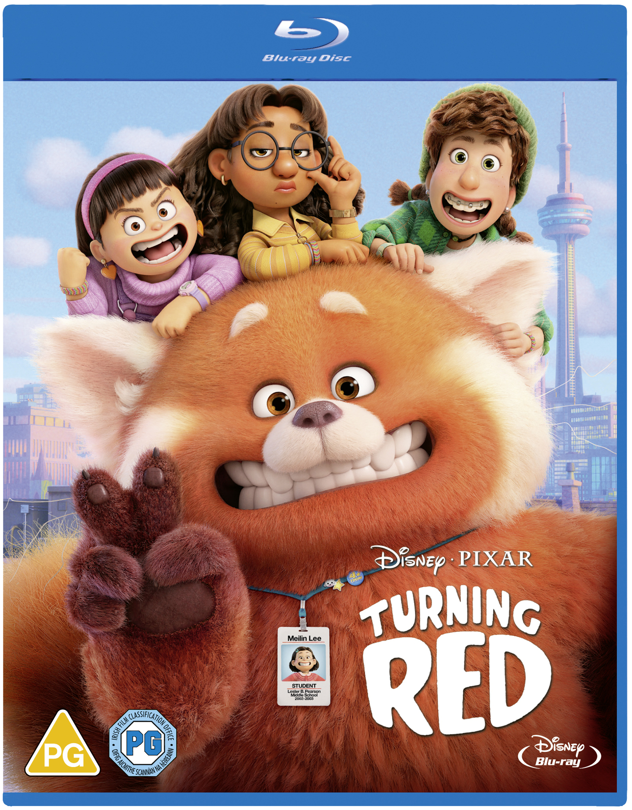 Turning Red (Blu-ray) Rosalie Chiang Sandra Oh Ava Morse Hyein Park