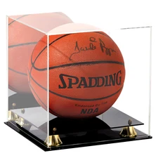 PENNZONI Basketball Display Case, Clear Acrylic Basketball Case Display