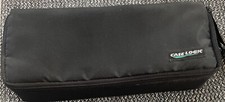 Maxell CASE LOGIC Holds 15 Cassette Tapes Carry Storage Caddy Tray Zips Black