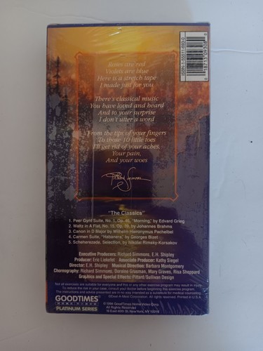 New SEALED-Richard Simmons- Stretchin' To The Classics - VHS -1994 - Picture 3 of 4