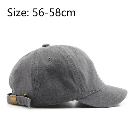 Washed Cotton Peaked Cap Short brim Bucket Panama Cap New Sunscreen Hat Summer - Picture 2 of 14