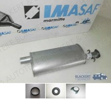 IMASAF Auspuff Mitteltopf + Anbauteile für Peugeot Boxer Diesel 1.9 + 2.5 + 2.8