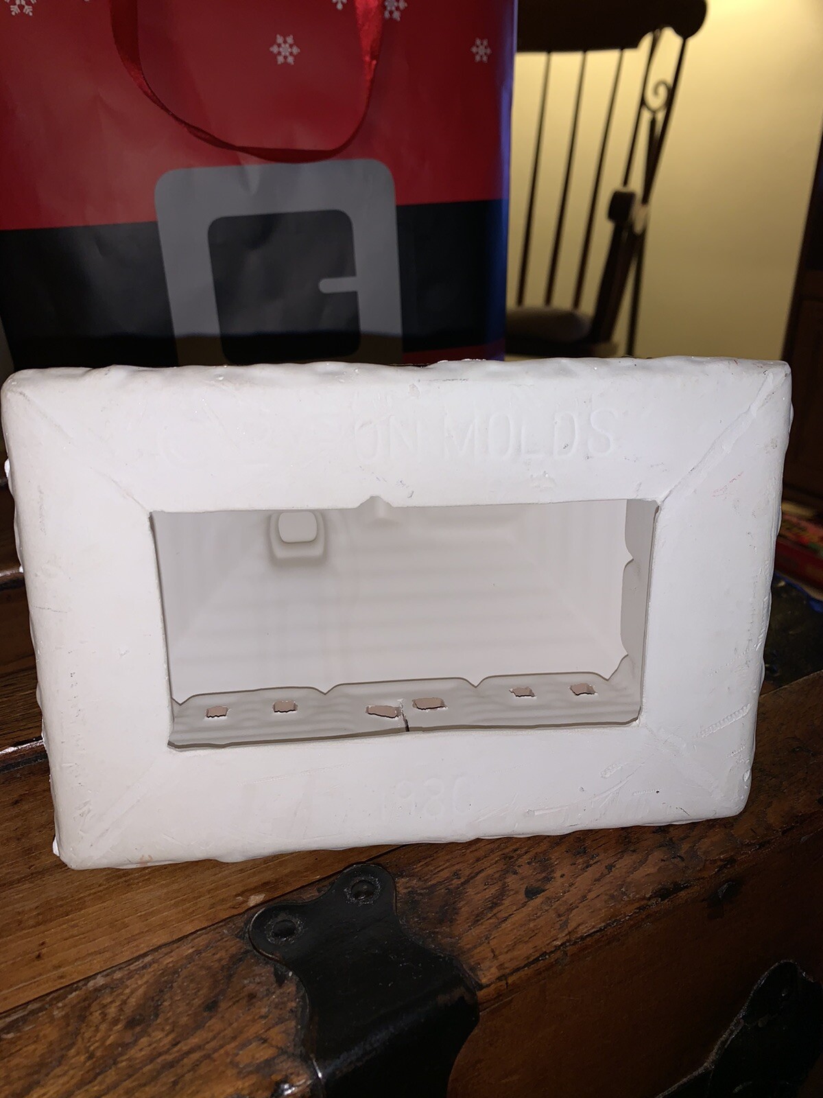 Vintage Byron Molds Train Station Christmas Collectible