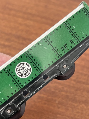 Vintage Wyandotte Toys Hafner Trains Green Tin Gondola Car O Gauge - Picture 6 of 10