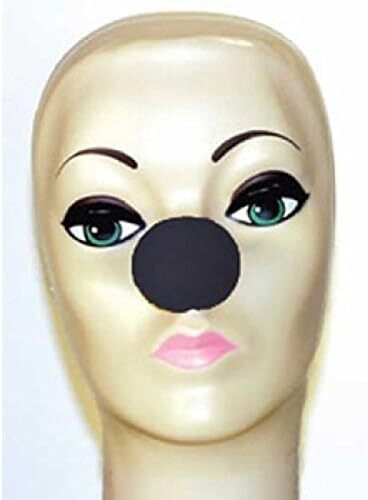 Black Foam Animal Nose Mouse Dog Reindeer Dress Up Halloween Costume  Accessory