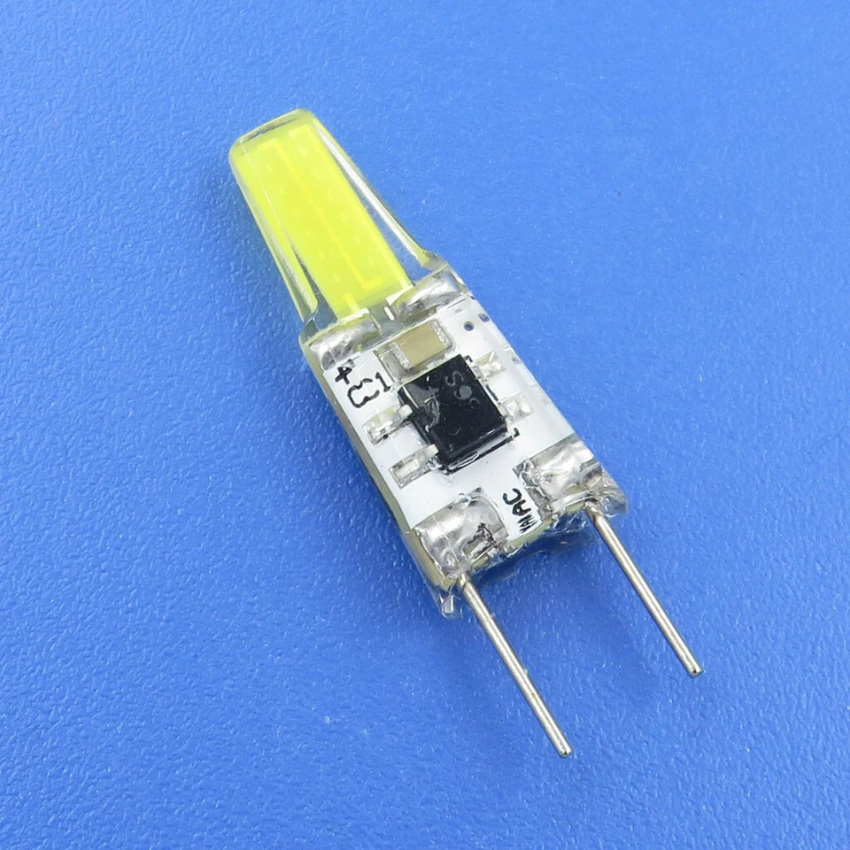 10pcs G8 Bi-Pin COB 1505 LED Light Bulb Puck Light Cabinet lights Lamp 110V - Image 2 of 4