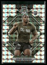 Colby Wooden 2023 Panini Mosaic #303 Rookie Mosaic Green Bay Packers