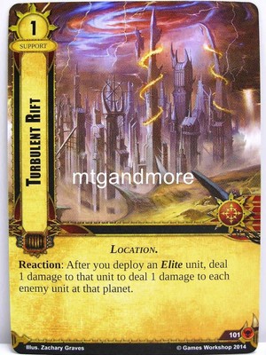 Warhammer 40000 Conquest LCG - Turbulent Rift  #101 - The Threat Beyond