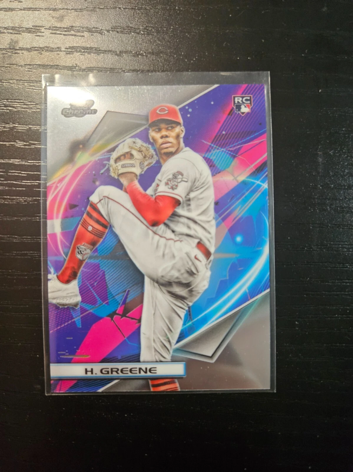 2022 TOPPS COSMIC CHROME #168 HUNTER GREENE RC REDS